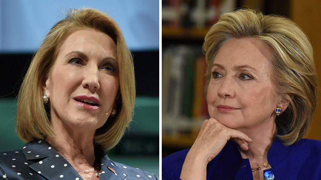 Hillary Clinton, Carly Fiorina, 2016