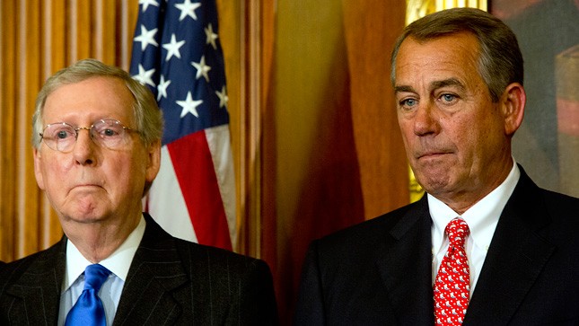 Mitch McConnell, John Boehner