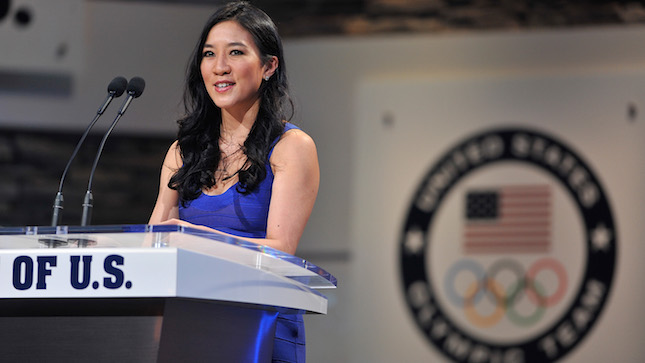 Michelle Kwan, Hillary Clinon