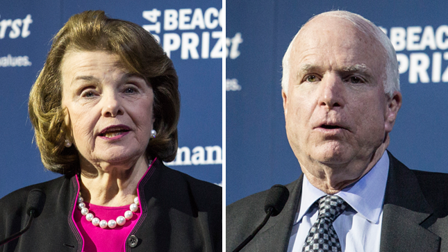 John McCain, Dianne Feinstein, Torture