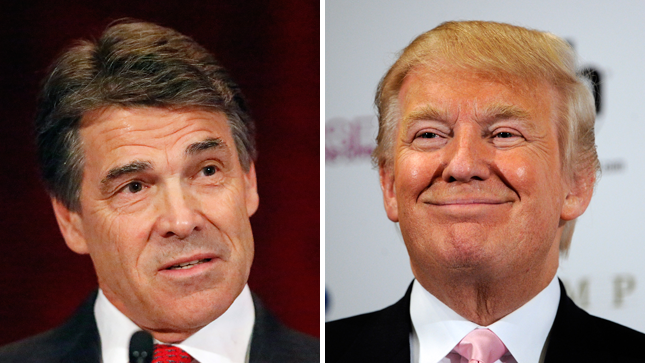 Rick Perry, Donald Trump