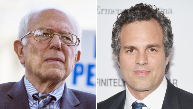 Bernie Sanders, Mark Ruffalo