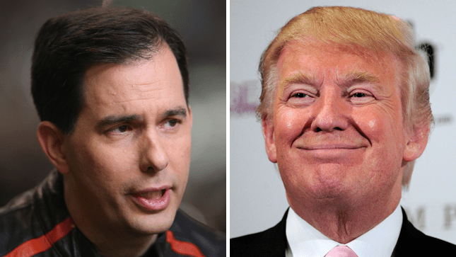 Scott Walker, Donald Trump, Iowa