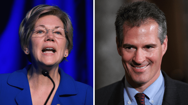 Elizabeth Warren, Scott Brown