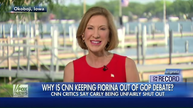 Carly Fiorina, CNN, Debate