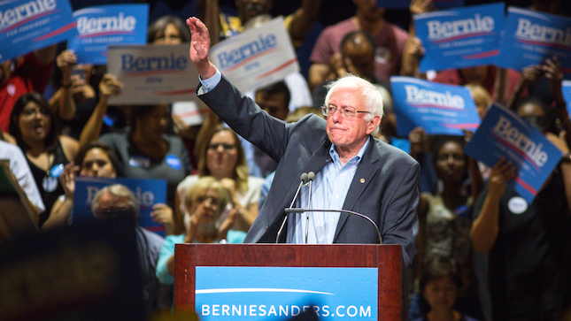 Bernie Sanders, frontrunner