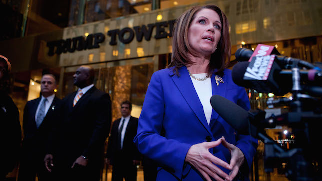 Michele Bachmann, Donald Trump