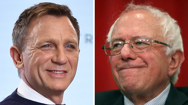 Daniel Craig, Bernie Sanders