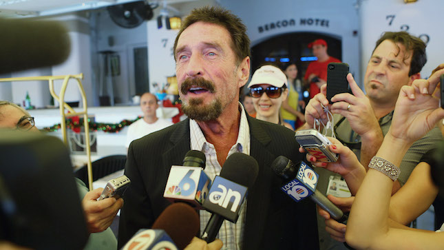 John McAfee, 2016, President