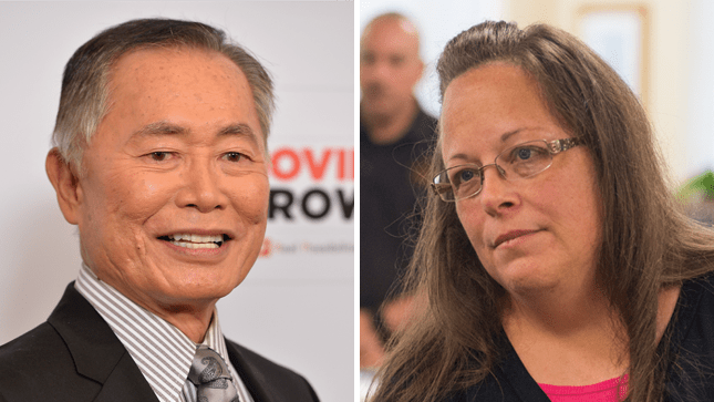 George Takei, Kim Davis