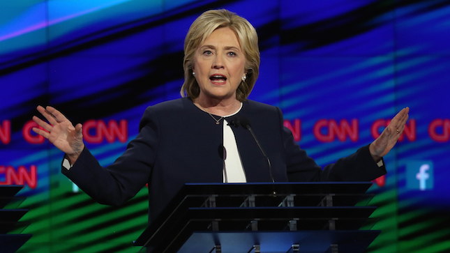 Hillary Clinton, Democratic Debate