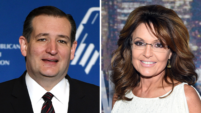 Ted Cruz, Sarah Palin