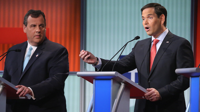 Chris Christie, Marco Rubio