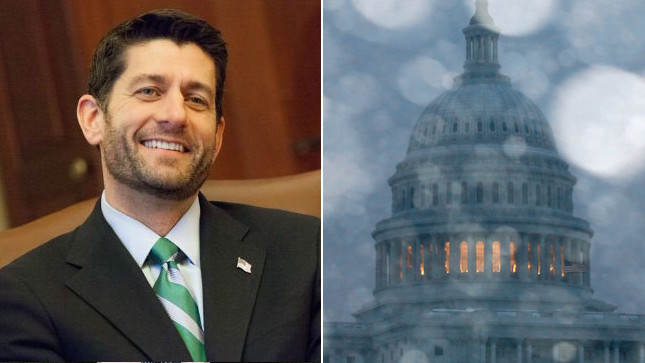 Paul Ryan, Livestream, Winter Storm Jonas, Snow