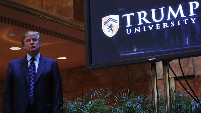 Donald Trump, Trump University