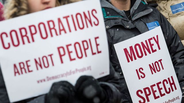 Citizens United protest