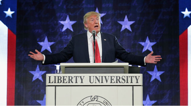 Donald Trump at Liberty University