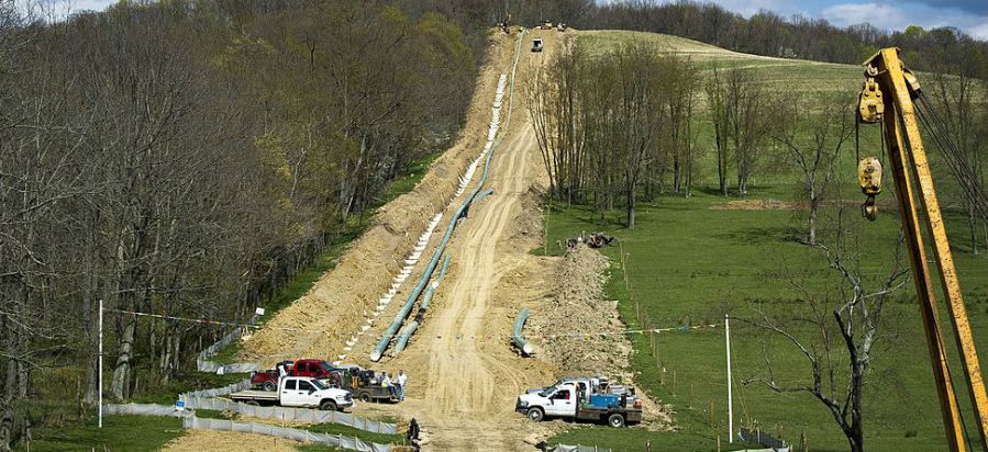 Pennsylvania gas pipeline construction