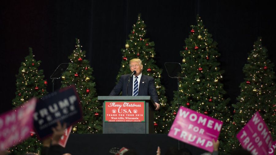 Donald Trump, merry christmas