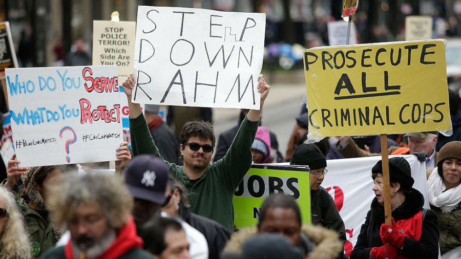 Chicago Police protest