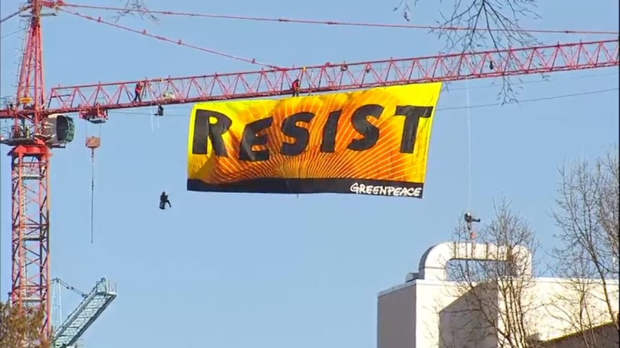 Greenpeace, Resist, White House, Donald Trump