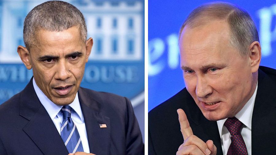 Barack Obama and Vladimir Putin