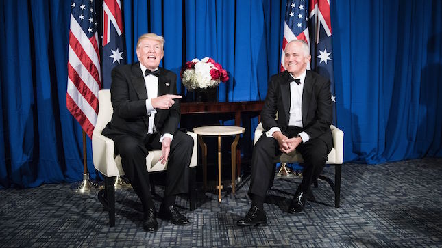 Donald Trump, Malcolm Turnbull, Australia