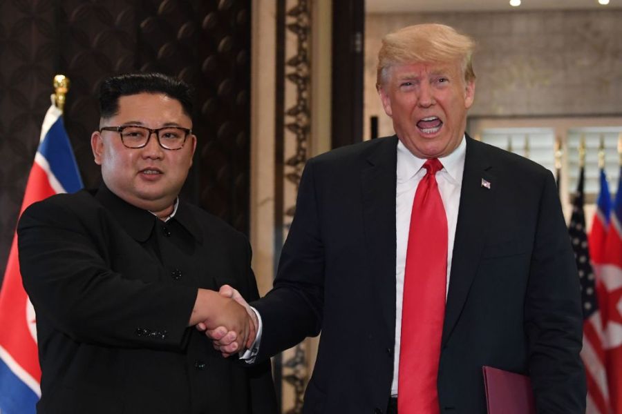 President Trump and Kim Jong un