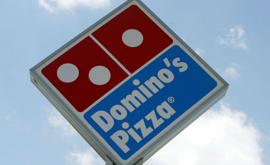 Photo of a Domino's Pizza restaurant sign