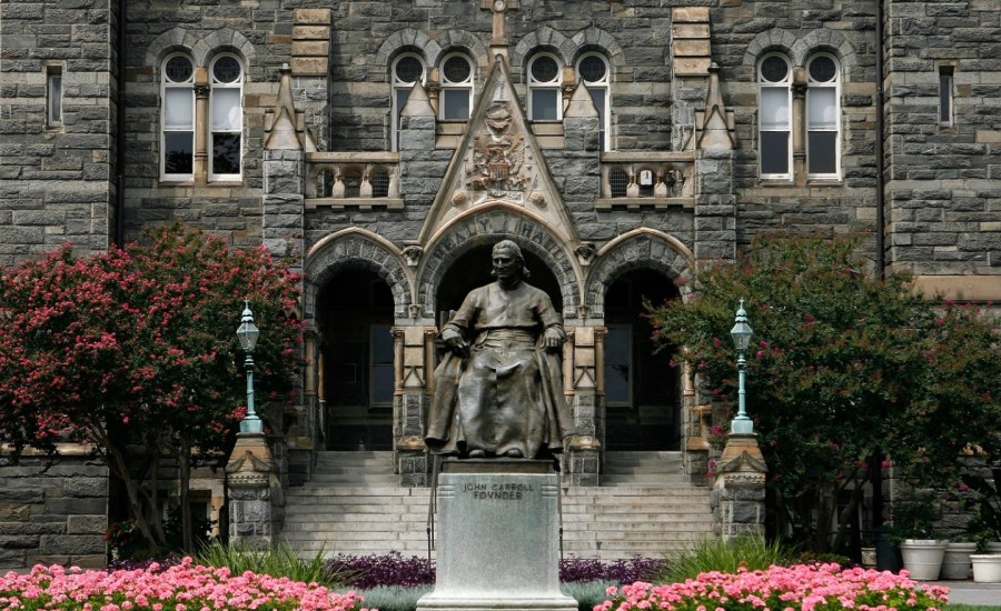 a photo of the Georgetown University campus