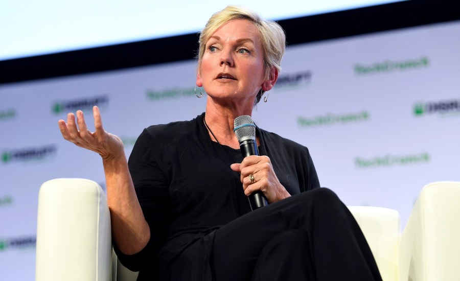 Former Governor of Michigan & CNN Commentator Jennifer Granholm speaks onstage