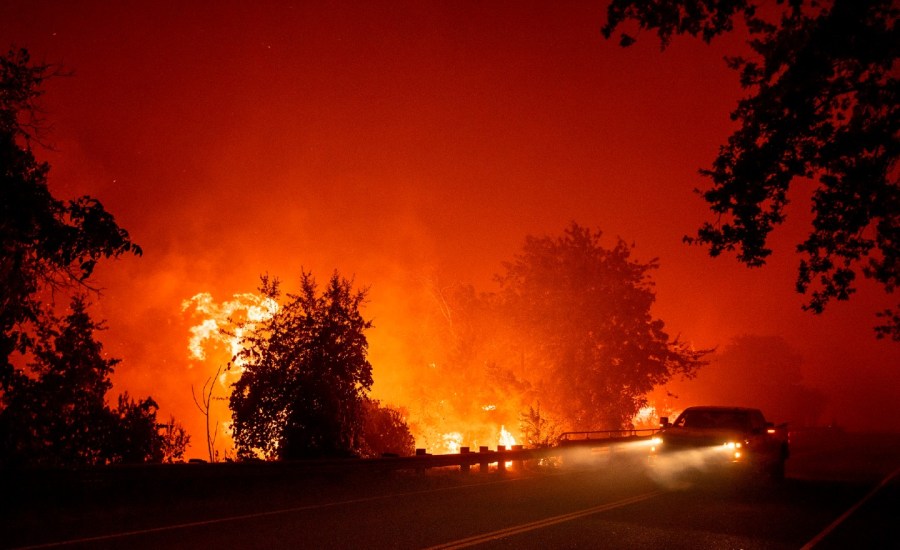 wildfire climate change pollution particulate matter new study research health outcomes mortality data satellite california wildfires 50 percent half pollution western states 25 percent one us states total