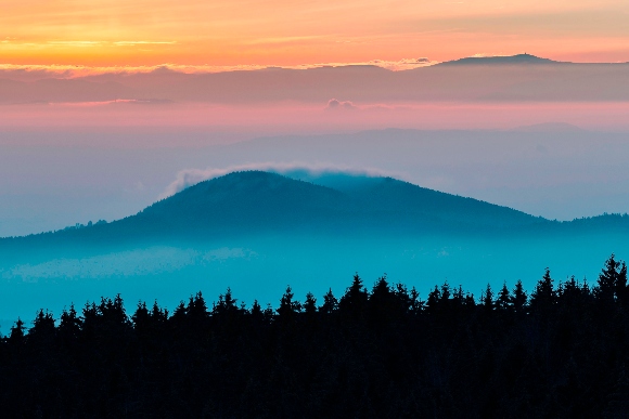 Mountains in eastern France