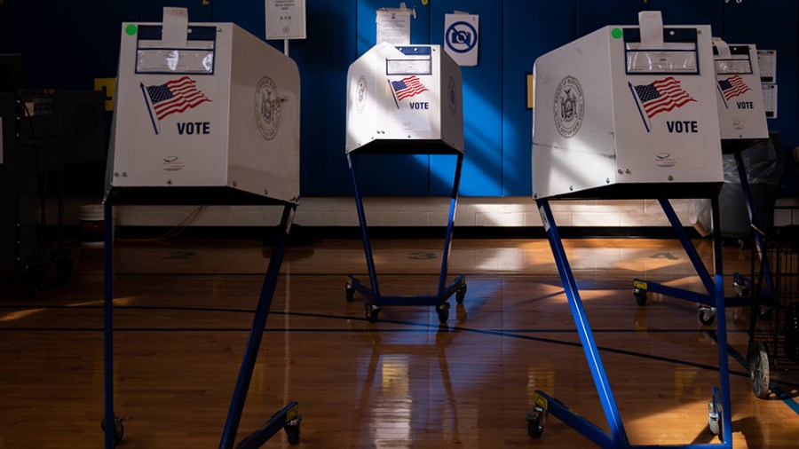 Voting booths