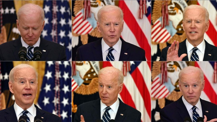 President Biden reactions at press conference