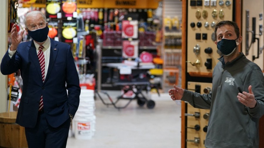 President Biden visits W.S. Jenks & Son, located in Northeast Washington, D.C.