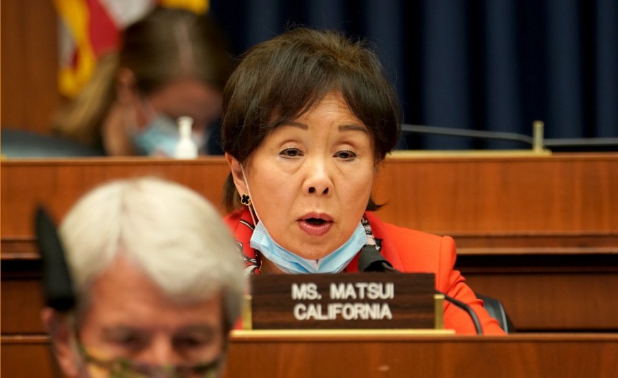 Rep. Doris Matsui (D-Calif.) asks questions to Dr. Richard Bright, former director of the Biomedical Advanced Research and Development Authority, during a House Energy and Commerce Subcommittee on Health hearing to discuss protecting scientific integrity