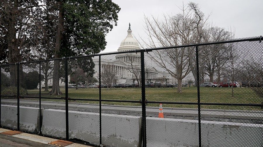 Barbed wire around the U.S. Capitol has been taken down this week