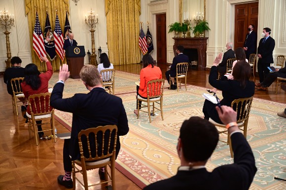 President Biden in East Room