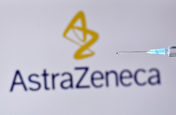 An AstraZeneca logo