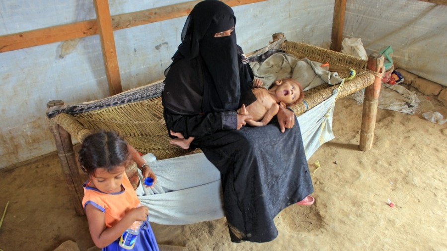 A family in Yemen