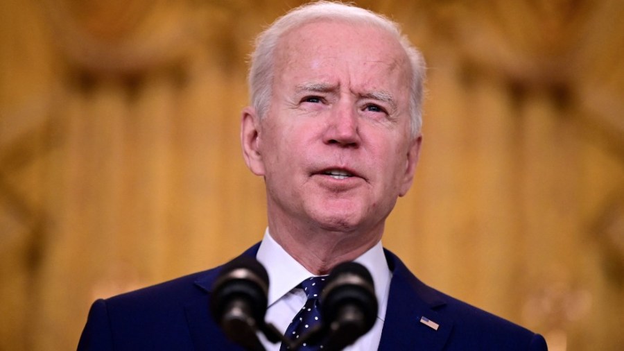 President Biden announces new sanctions against the Russia government from the East Room of the White House