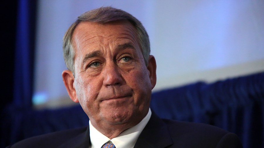 Former Speaker John Boehner (R-Ohio)