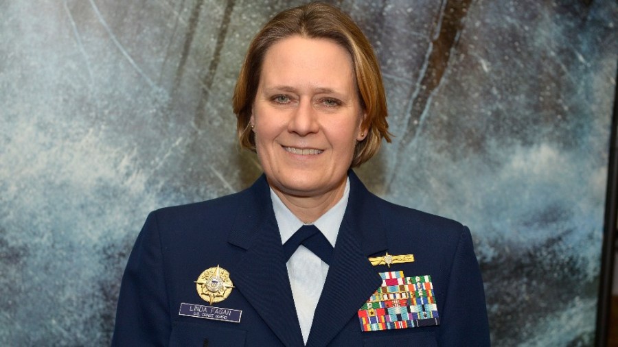 If confirmed, Linda Fagan would be the first woman in the Coast Guard’s history to become a four-star admiral