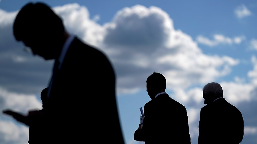 House members leave the Capitol on May 12