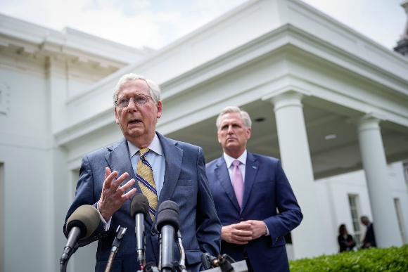 Senate Minority Leader Mitch McConnell and House Minority Leader Kevin McCarthy