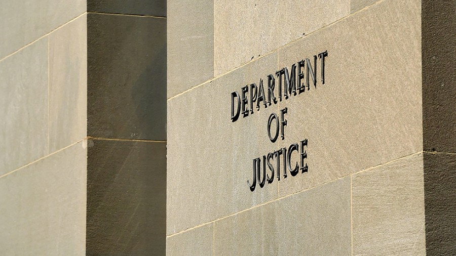 The Department of Justice in Washington, D.C., is seen on June 18