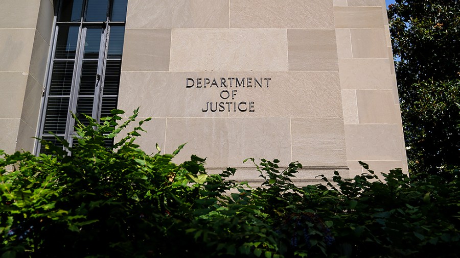 The Department of Justice in Washington, D.C., is seen on June 18