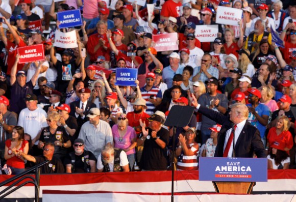 Trump at rally in Ohio