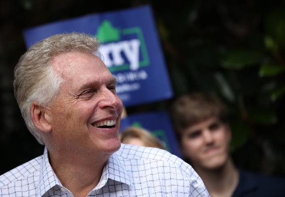 Virginia gubernatorial candidate Terry McAuliffe (D)
